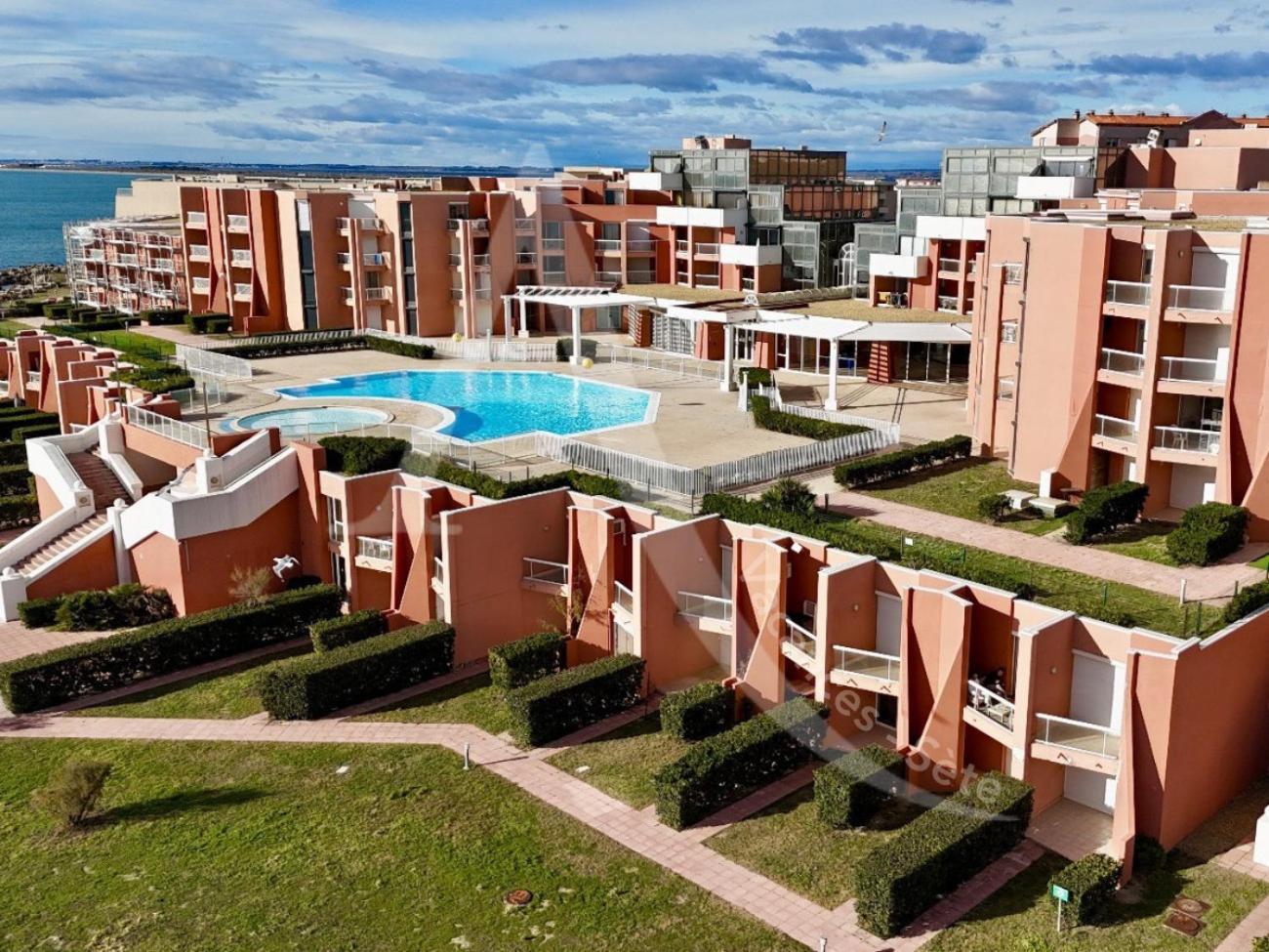 Studio 4 Pers, Pkg, 1Ere Ligne Mer, Piscine, Tennis Сет Экстерьер фото